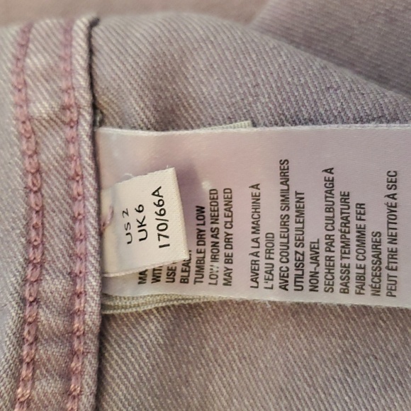 Free People Lilac Mottled Tie Dye Mini Skirt - Picture 5 of 5